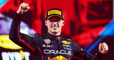 Max Verstappen claims first win of F1 season after enthralling battle with Charles LeClerc at Saudi Arabian Grand Prix