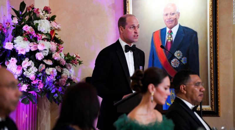 Prince William expresses ‘profound sorrow’ over slavery in Jamaica speech