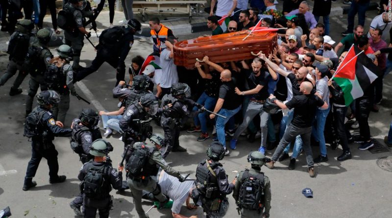 Al Jazeera journalist Shireen Abu Akleh’s brother slams violent actions of Israeli police at her funeral