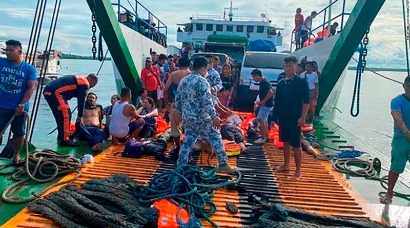 Seven dead, 120 rescued after blaze on Philippine passenger ferry