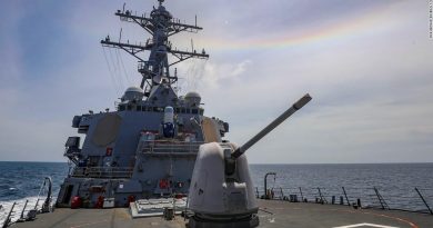 US Navy destroyer enters Chinese-claimed waters for third time in a week