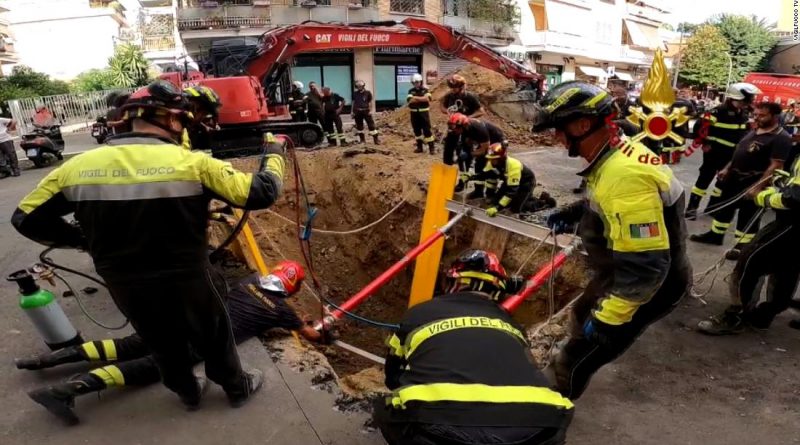 Man rescued from tunnel allegedly planned bank heist: Rome police