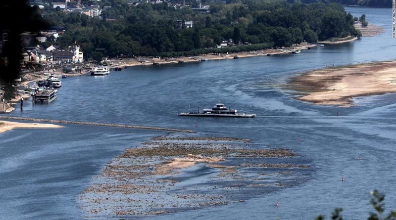 The Rhine is shrinking, endangering Europe’s top economy