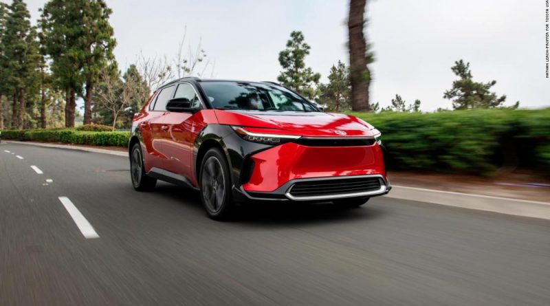 Toyota is offering to buy back an electric SUV because its wheels could fall off