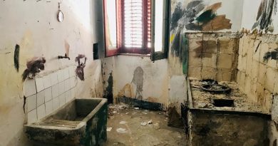 US couple transforms abandoned Italian house into dream home with an elevator